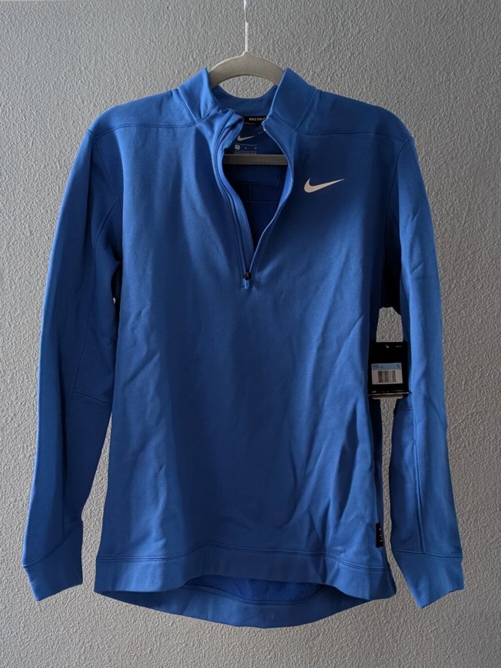 NWT Men's Blue Nike Golf 1/2 Therma Repel Pullover - Sz Medium